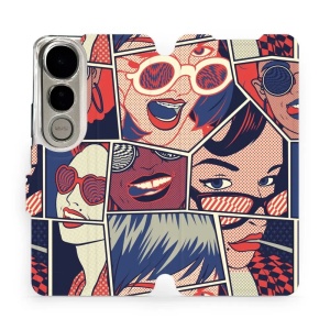 Flipové pouzdro Mobiwear - Vivo V50 Lite - VP18P Komiks