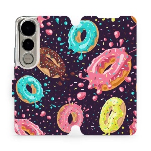 Flipové pouzdro Mobiwear - Vivo V50 Lite - VP19S Donutky