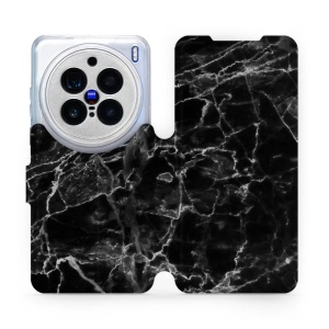 Flipové pouzdro Mobiwear - Vivo X200 Pro - V056P Černý mramor