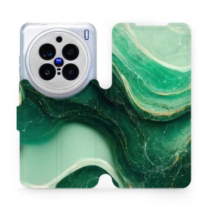 Flipové pouzdro Mobiwear - Vivo X200 Pro - VP38S Zelený mramor