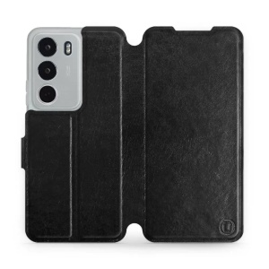 Flipové pouzdro Mobiwear - Realme C71 - Černé a šedé