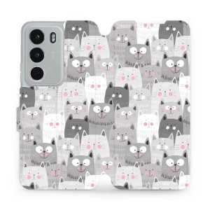 Flipové pouzdro Mobiwear - Realme C71 - M099P Kočičky
