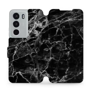 Flipové pouzdro Mobiwear - Realme C71 - V056P Černý mramor