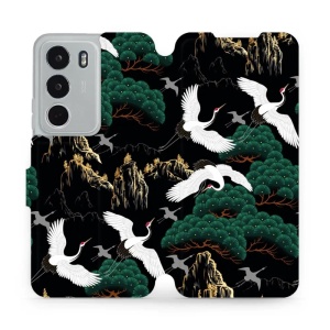 Flipové pouzdro Mobiwear - Realme C71 - VP16S Jeřábi