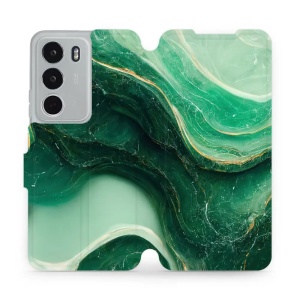 Flipové pouzdro Mobiwear - Realme C71 - VP38S Zelený mramor