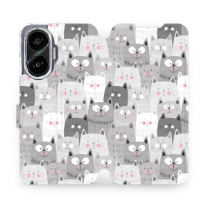 Flipové pouzdro Mobiwear - Xiaomi Poco F7 - M099P Kočičky