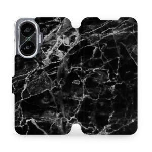 Flipové pouzdro Mobiwear - Xiaomi Poco F7 - V056P Černý mramor