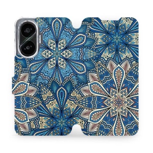 Flipové pouzdro Mobiwear - Xiaomi Poco F7 - V108P Modré mandala květy