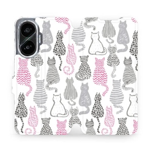 Flipové pouzdro Mobiwear - Xiaomi Poco F7 - MX01S Kočičí zádíčka