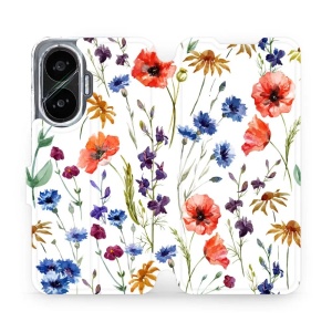 Flipové pouzdro Mobiwear - Xiaomi Poco F7 - MP04S Luční kvítí