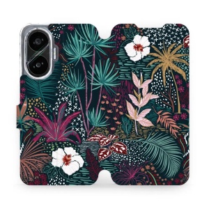Flipové pouzdro Mobiwear - Xiaomi Poco F7 - VP13S Temná flóra