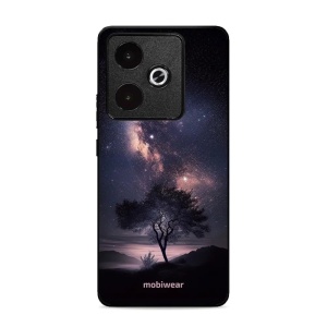 Lesklý kryt Mobiwear Glossy - Realme GT 7T - G005G Strom s galaxií