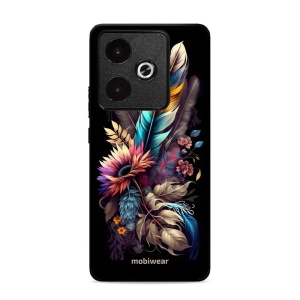 Lesklý kryt Mobiwear Glossy - Realme GT 7T - G011G Kytice s pírkem