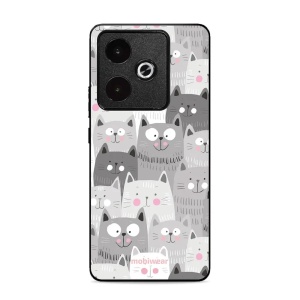 Lesklý kryt Mobiwear Glossy - Realme GT 7T - G045G - Kočičky