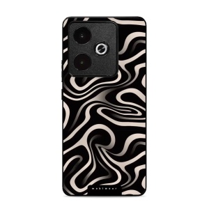 Lesklý kryt Mobiwear Glossy - Realme GT 7T - GA63G Vlnky a linky