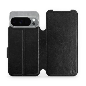 Flipové pouzdro Mobiwear - Google Pixel 10 Pro - Černé a šedé