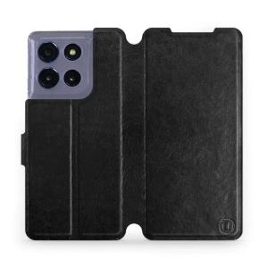Flipové pouzdro Mobiwear - Motorola Moto G86 5G - Černé a šedé