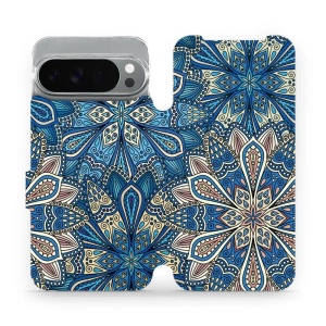 Flipové pouzdro Mobiwear - Google Pixel 10 Pro XL - V108P Modré mandala květy