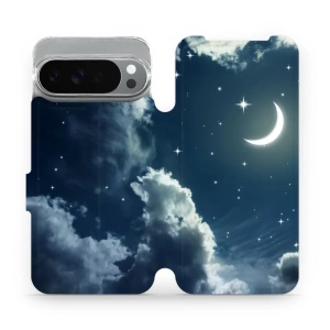 Flipové pouzdro Mobiwear - Google Pixel 10 Pro XL - V145P Noční obloha s měsícem