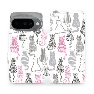Flipové pouzdro Mobiwear - Google Pixel 10 - MX01S Kočičí zádíčka