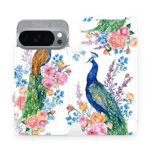 Flipové pouzdro Mobiwear - Google Pixel 10 Pro - MX08S Pávi