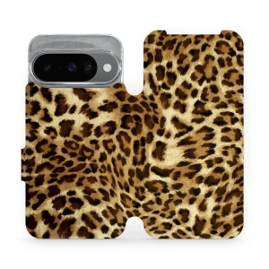 Flipové pouzdro Mobiwear - Google Pixel 10 - VA33P Leopardí vzor