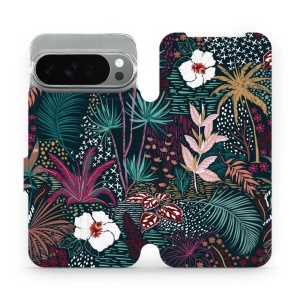 Flipové pouzdro Mobiwear - Google Pixel 10 Pro XL - VP13S Temná flóra