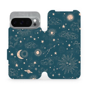 Flipové pouzdro Mobiwear - Google Pixel 10 Pro - VP14S Magický vesmír