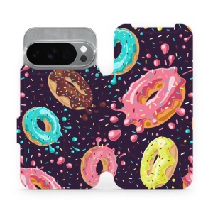 Flipové pouzdro Mobiwear - Google Pixel 10 Pro - VP19S Donutky