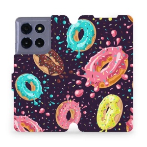 Flipové pouzdro Mobiwear - Motorola Moto G86 5G - VP19S Donutky