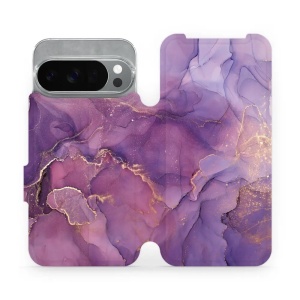 Flipové pouzdro Mobiwear - Google Pixel 10 Pro - VP20S Fialový mramor