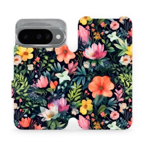 Flipové pouzdro Mobiwear - Google Pixel 10 - VP48S Pestré kvítky
