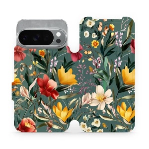 Flipové pouzdro Mobiwear - Google Pixel 10 Pro - VP71S Na zelené louce