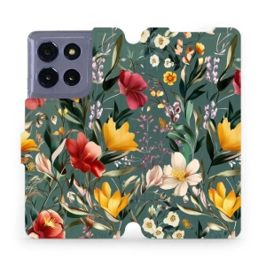 Flipové pouzdro Mobiwear - Motorola Moto G86 5G - VP71S Na zelené louce