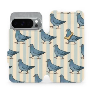 Flipové pouzdro Mobiwear - Google Pixel 10 Pro - VP91S Holubi