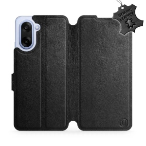 Kožené flip pouzdro Mobiwear - OnePlus Nord CE5 - Černé