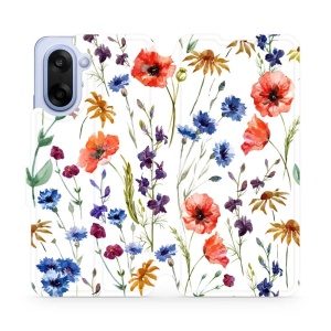 Flipové pouzdro Mobiwear - OnePlus Nord CE5 - MP04S Luční kvítí