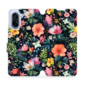 Flipové pouzdro Mobiwear - OnePlus Nord CE5 - VP48S Pestré kvítky