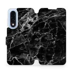 Flipové pouzdro Mobiwear - OnePlus Nord 5 - V056P Černý mramor