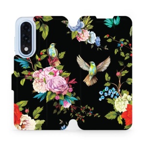 Flipové pouzdro Mobiwear - OnePlus Nord 5 - VD09S Ptáčci a květy