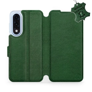 Kožené flip pouzdro Mobiwear - OnePlus Nord 5 - Zelené 