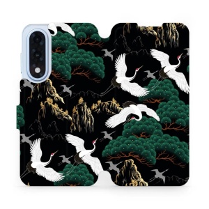 Flipové pouzdro Mobiwear - OnePlus Nord 5 - VP16S Jeřábi - VÝPRODEJ