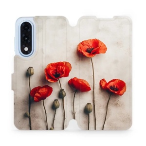 Flipové pouzdro Mobiwear - OnePlus Nord 5 - VP42S Vlčí máky
