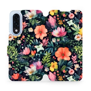 Flipové pouzdro Mobiwear - OnePlus Nord 5 - VP48S Pestré kvítky