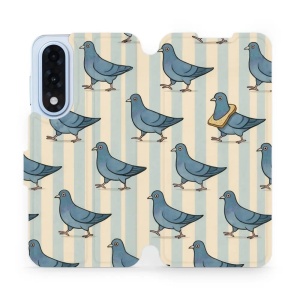 Flipové pouzdro Mobiwear - OnePlus Nord 5 - VP91S Holubi