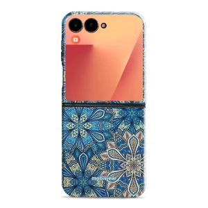 Odolný obal Mobiwear Elite Pro - Samsung Galaxy Z Flip 7 - E108E Modré mandala květy