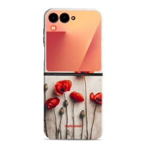 Odolný obal Mobiwear Elite Pro - Samsung Galaxy Z Flip 7 - EP42E Vlčí máky