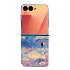 Odolný obal Mobiwear Elite Pro - Samsung Galaxy Z Flip 7 - ER09E Dívka na houpačce v oblacích