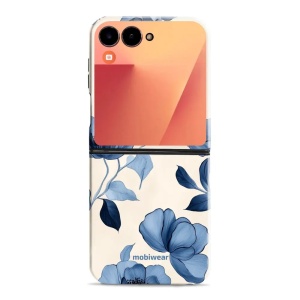 Odolný obal Mobiwear Elite Pro - Samsung Galaxy Z Flip 7 - EP73E Modrá krása květů