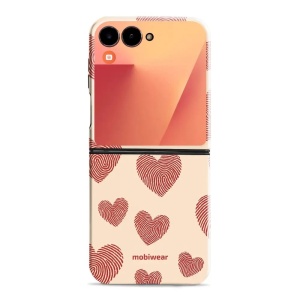 Odolný obal Mobiwear Elite Pro - Samsung Galaxy Z Flip 7 - EP93E Otisk srdce